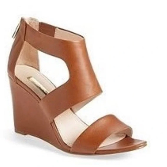 Brown Wedge Sandals - Picture 1 of 14